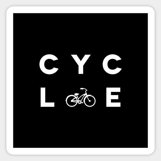 Cycle Sticker by studioholocene